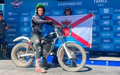 El berciano Eduardo Álvarez termina en cuarta posición en el campeonato del mundo de trial de clásicas en Auron (Francia)