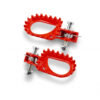 Estriberas universales Trial Hard Rock Steel rojo