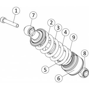 P.6 AMORTIGUADOR OHLINS 2V TRIAL R2019 (300-280-250) GASGAS