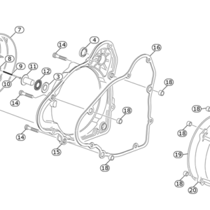 junta alternador moto de trial