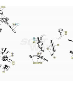Pedal Freno trasero BETA EVO 80