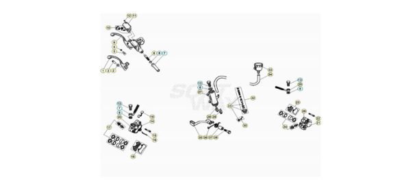 Pedal Freno trasero BETA EVO 80