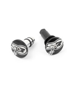 Topes manillar "5" Trial/Enduro  color negro