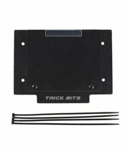 PLACA PORTANUMEROS  TRIAL NEGRA UNIVERSAL