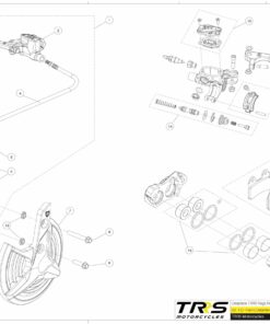 Protector freno disco delantero TRRS trial | 08001TR102