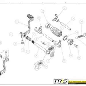 Pedal/Palanca de cambio TRS original
