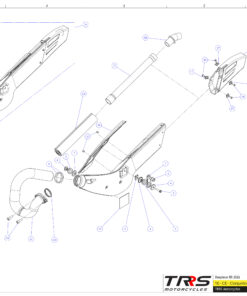 CAZOLETA Final silencioso de escape original TRRS